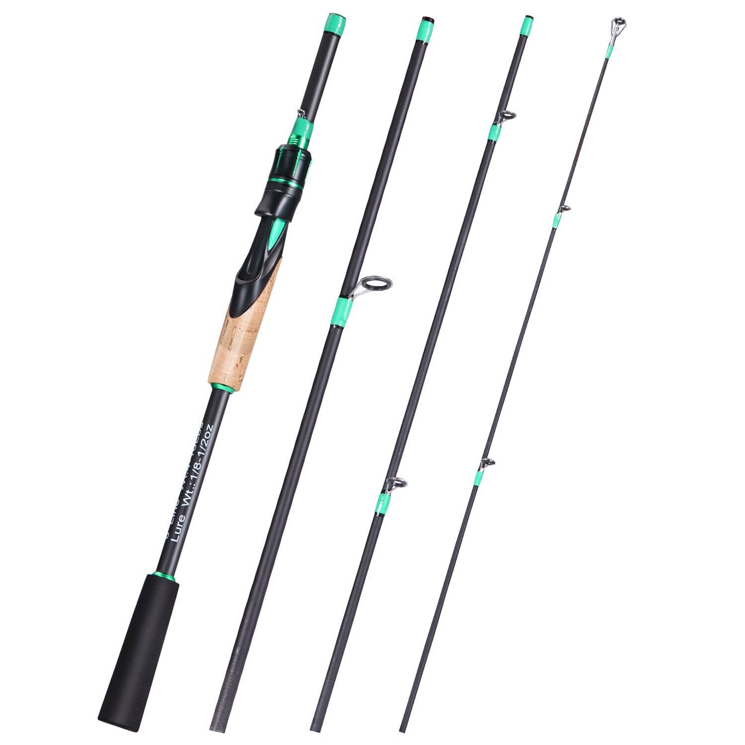  HNHYNSY Ultralight Portable Fishing Rod ，3 Sections