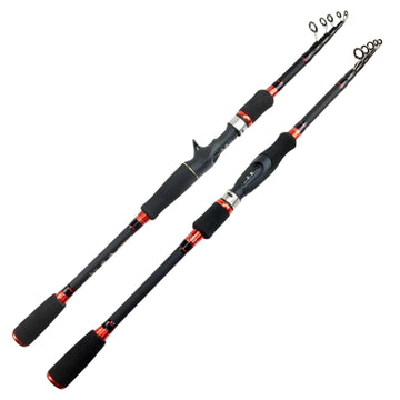 New Carbon Telescopic Fishing Rod