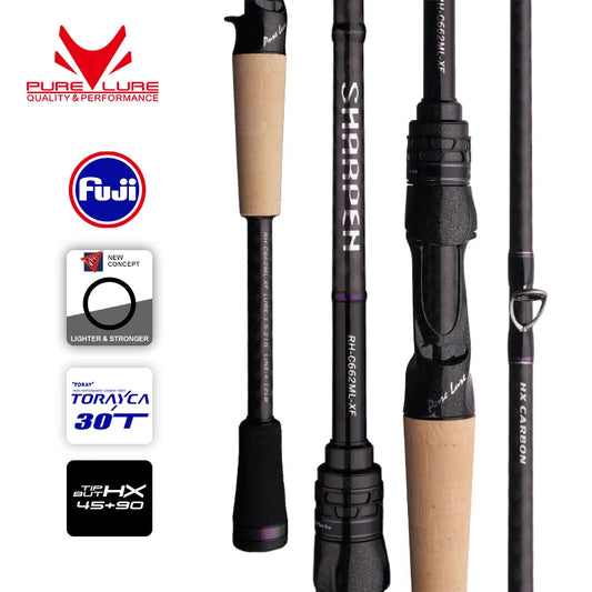 PURELURE SHARPEN Soft Lure Long Spinning and Casting Rod