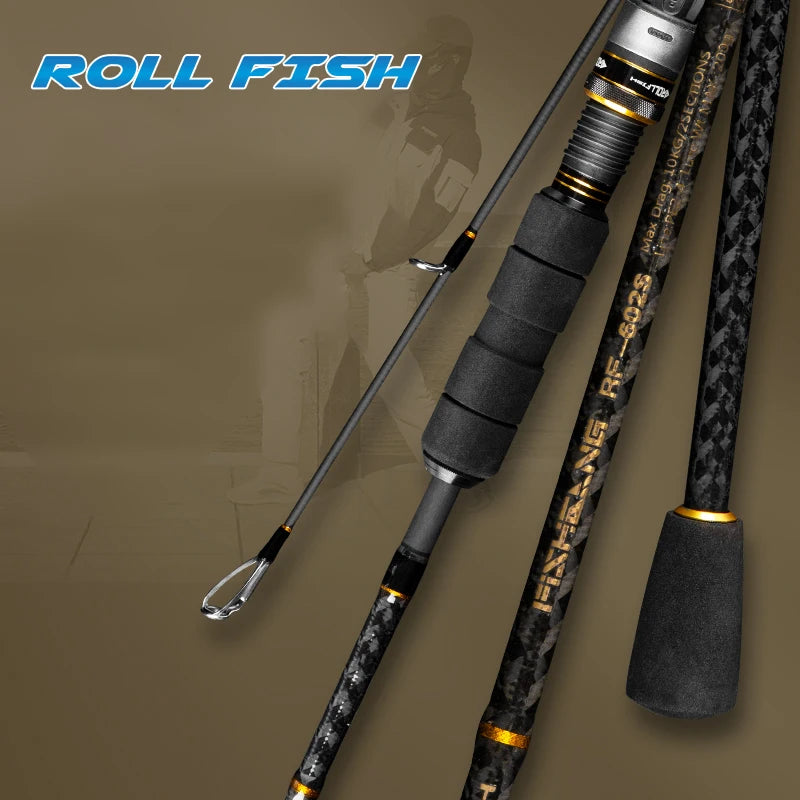 ROLL FISH Carbon Boat/Raft Rod - Fast Action